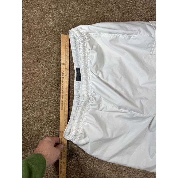 Banana Republic Women's White Cargo Track Pants Elastic Waist Lined Size XL - Picture 5 of 13